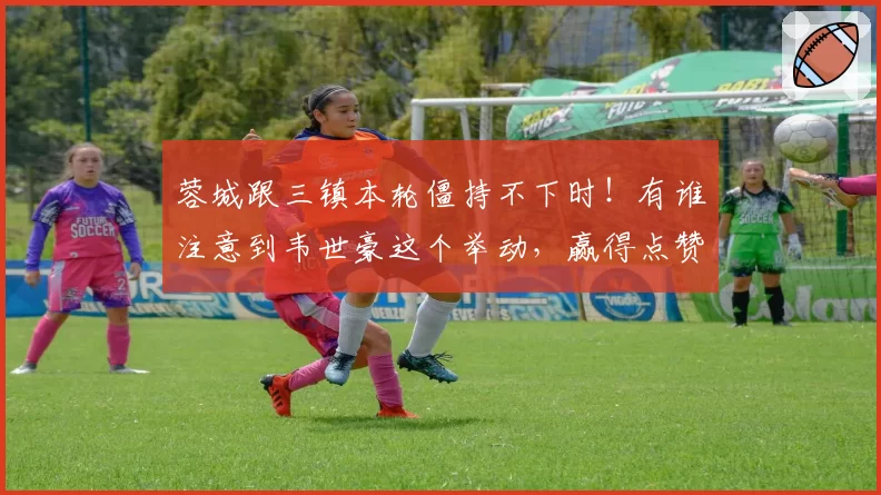 蓉城跟三镇本轮僵持不下时！有谁注意到韦世豪这个举动，赢得点赞